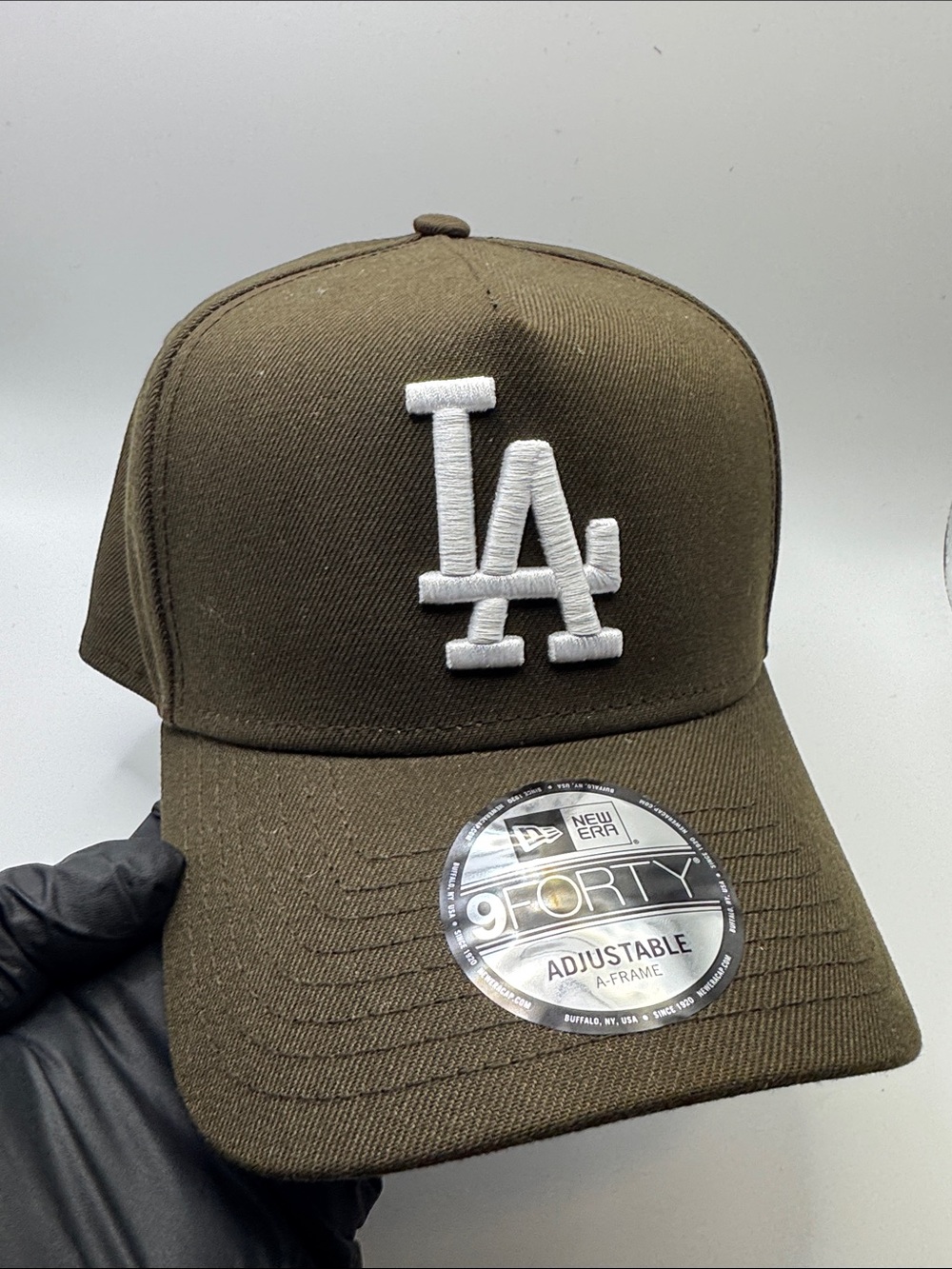 New Era LA Embroidered Logo Brown Adjustable Cap
